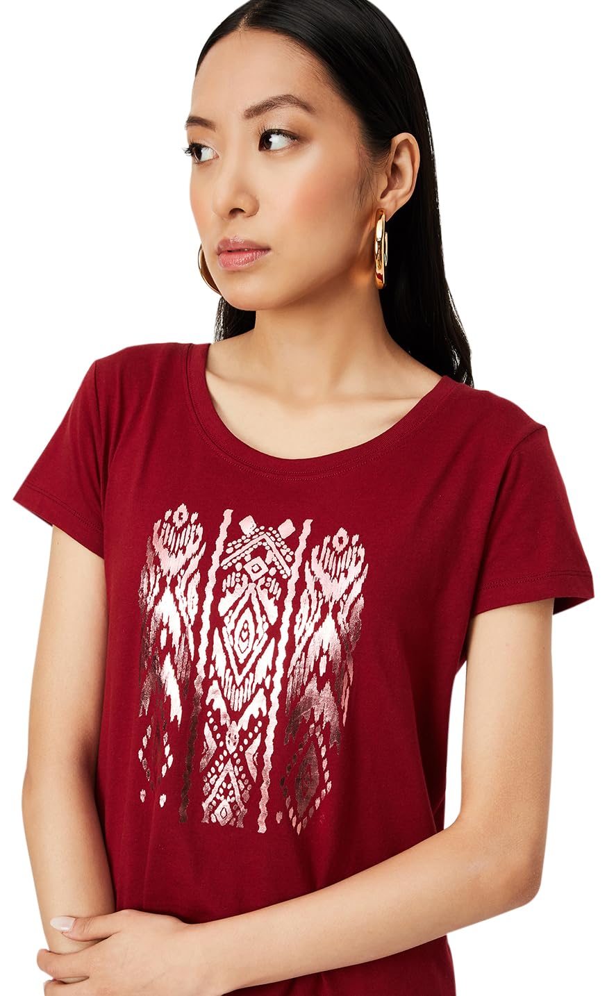 max Women's Cotton Regular Fit T-Shirt-picture-43