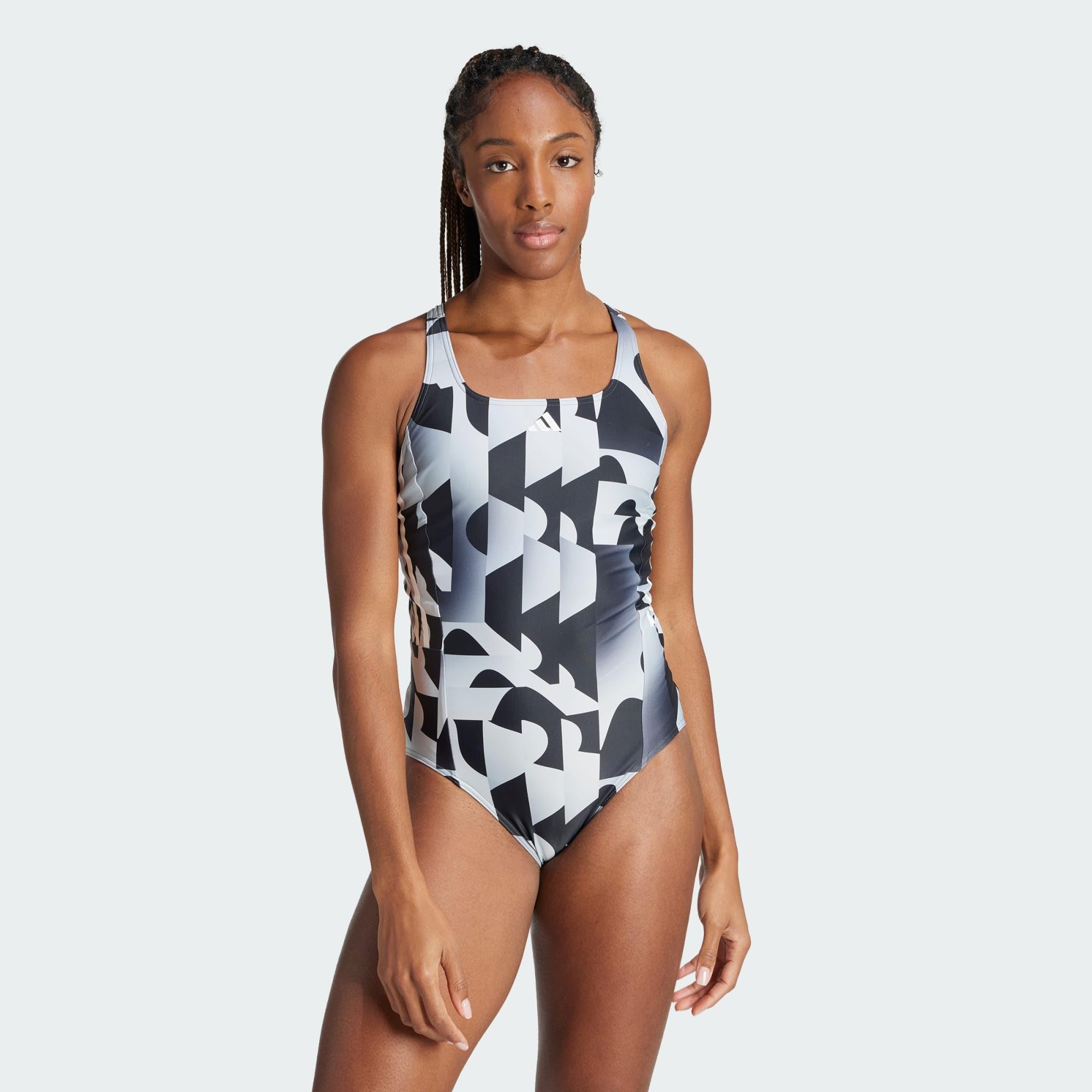 adidas 3-Stripes Graphic Swimsuit Maillot de Bain Femme