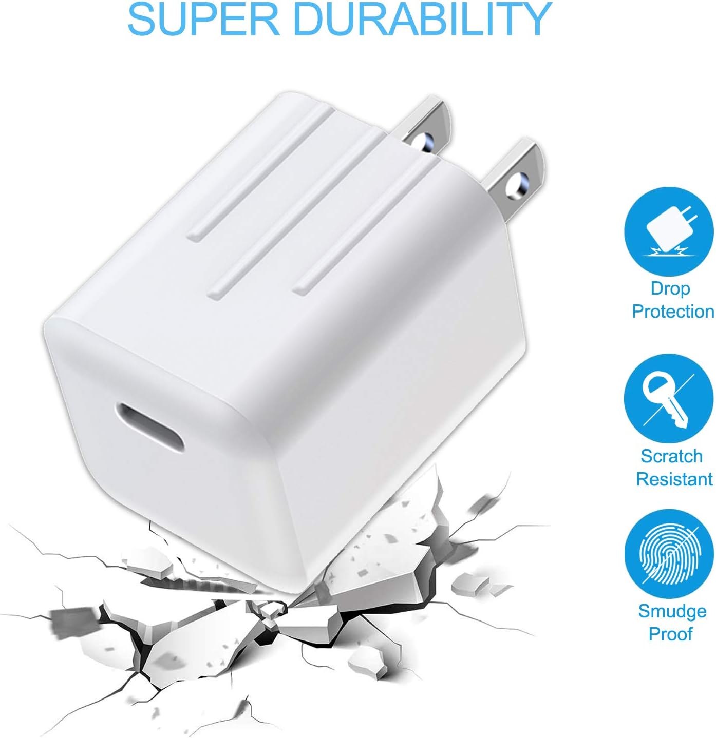 USB C Charger, 20W PD Wall Charger