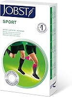 Vista 2 de Calcetines a la rodilla Jobst Sport, 20-30 mmHg 7529000-P, S, Blanco/Gris, 1