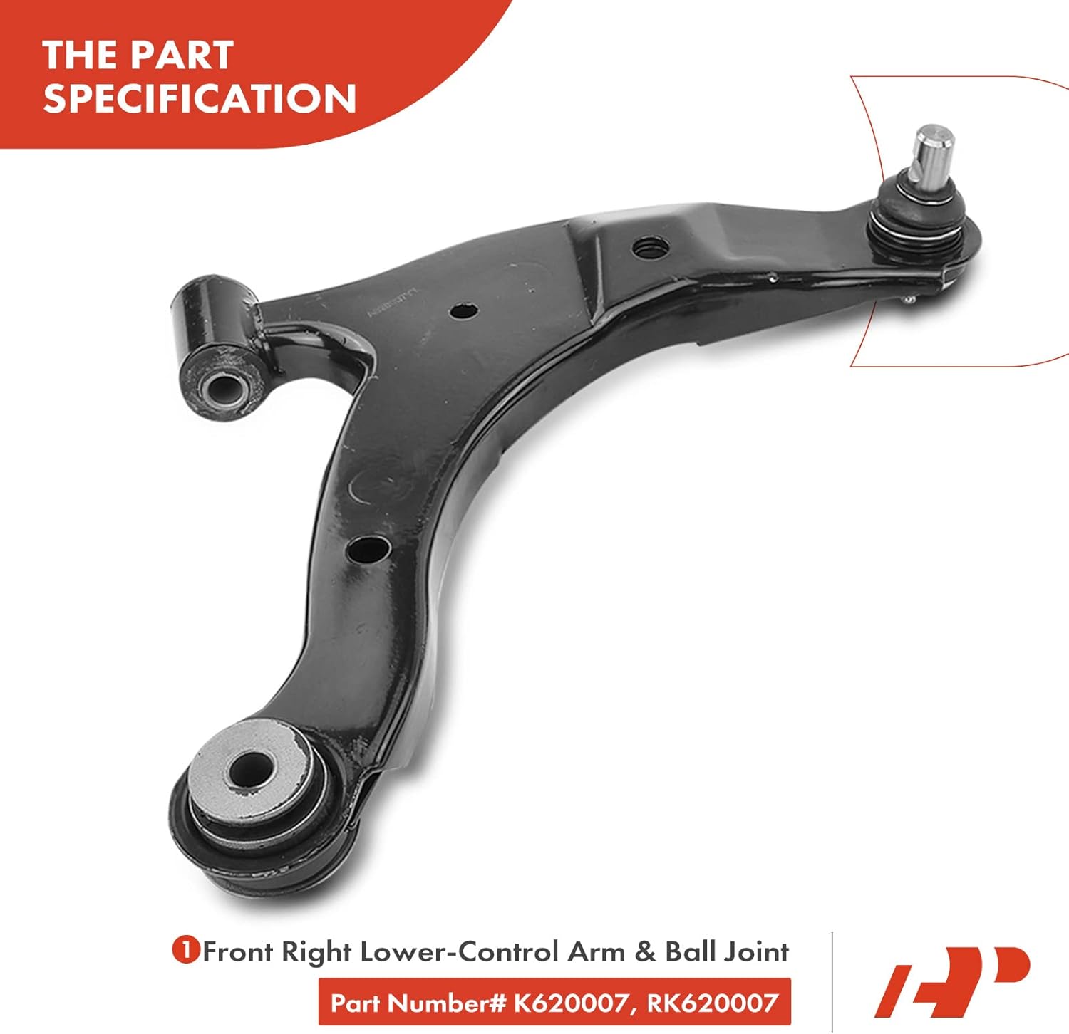 A-Premium Set of 12, Front Lower Control Arm, Inner Outer Tie Rod End, Front & Rear Sway Bar Link, Compatible with Dodge Neon 2000-2003, SX 2.0 2003, Plymouth Neon 2000-2001, L4 2.0L Only