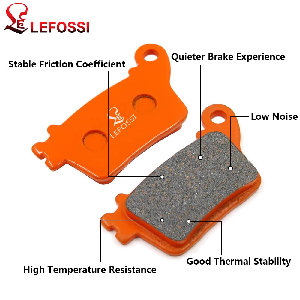 moto Fibre de Carbone Plaquettes de Frein Avant et Arrière Pour Compatible avec Yamaha YZF R1 2015 2016 2017 2018 2019 2020 2021 FA380F FA436R