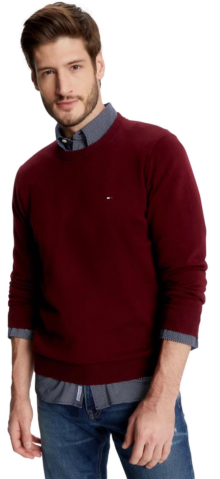 Tommy Hilfiger PIMA Organic Cotton Cashmere Crew Neck