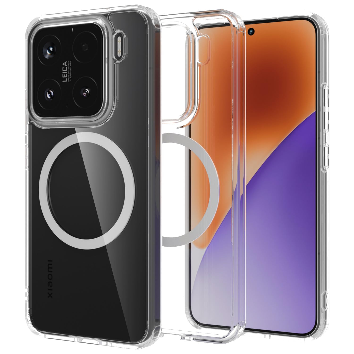 Xiaomi Redmi Note 15 5G Hoesje Hard Back Cover met MagSafe Transparant Xiaomi Redmi Note 15 5G Hoesje Hard Back Cover met MagSafe Transparant
