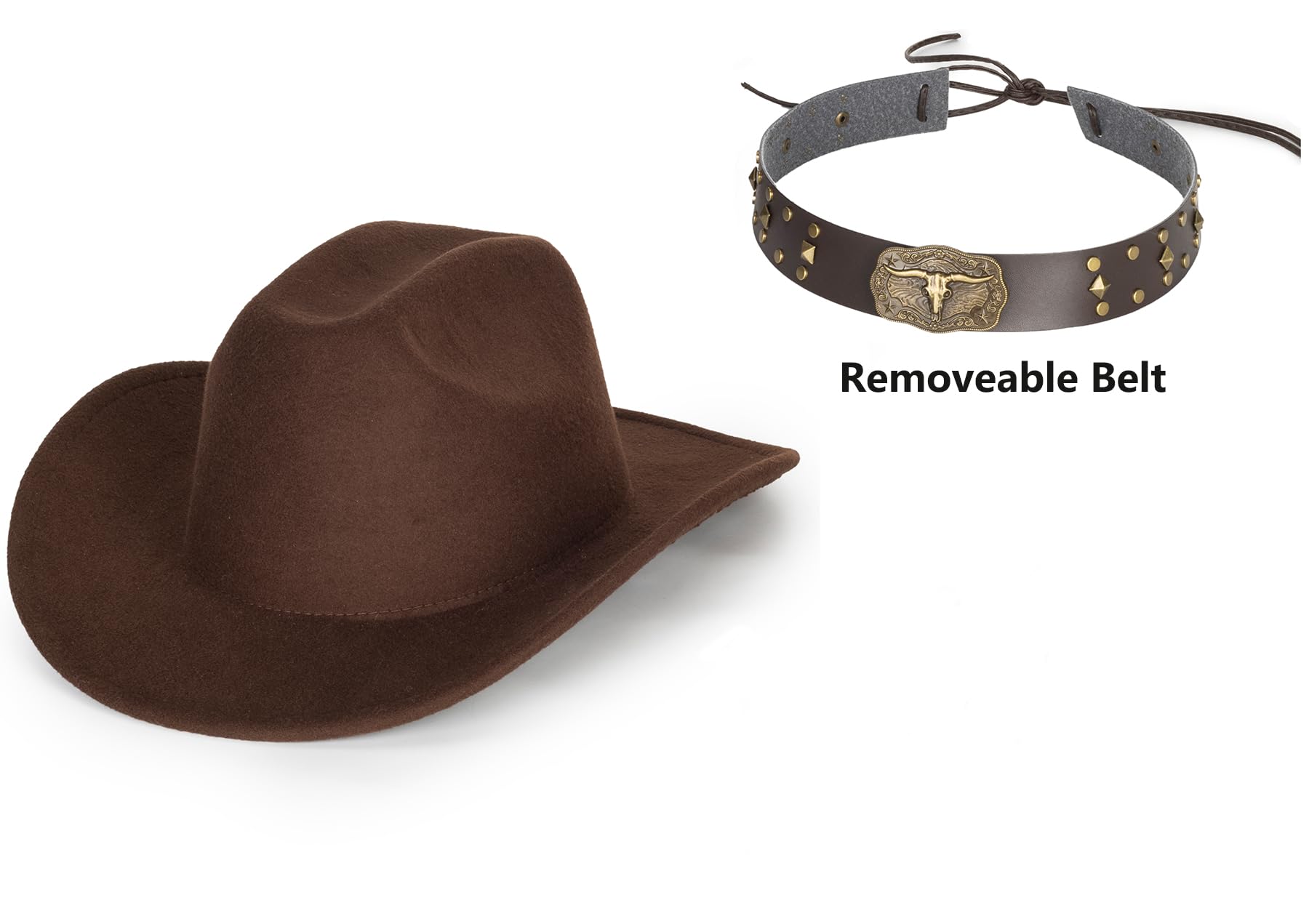 Damen Filz-Fedora Hut Klassische breite Krempe Zweifarbige Panama Wollmütze