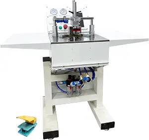 110V Pneumatic Picture Framing Machine with Adjustable V-Nails and Auto-Clamping