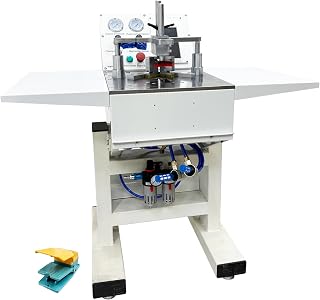 110V Pneumatic Picture Framing Machine, Frame Corner Nailer Supports 5/7/10/12/15mm V-Nails, 90/120/135° Wood Corner Joining Machine for Photo Frame Shops
