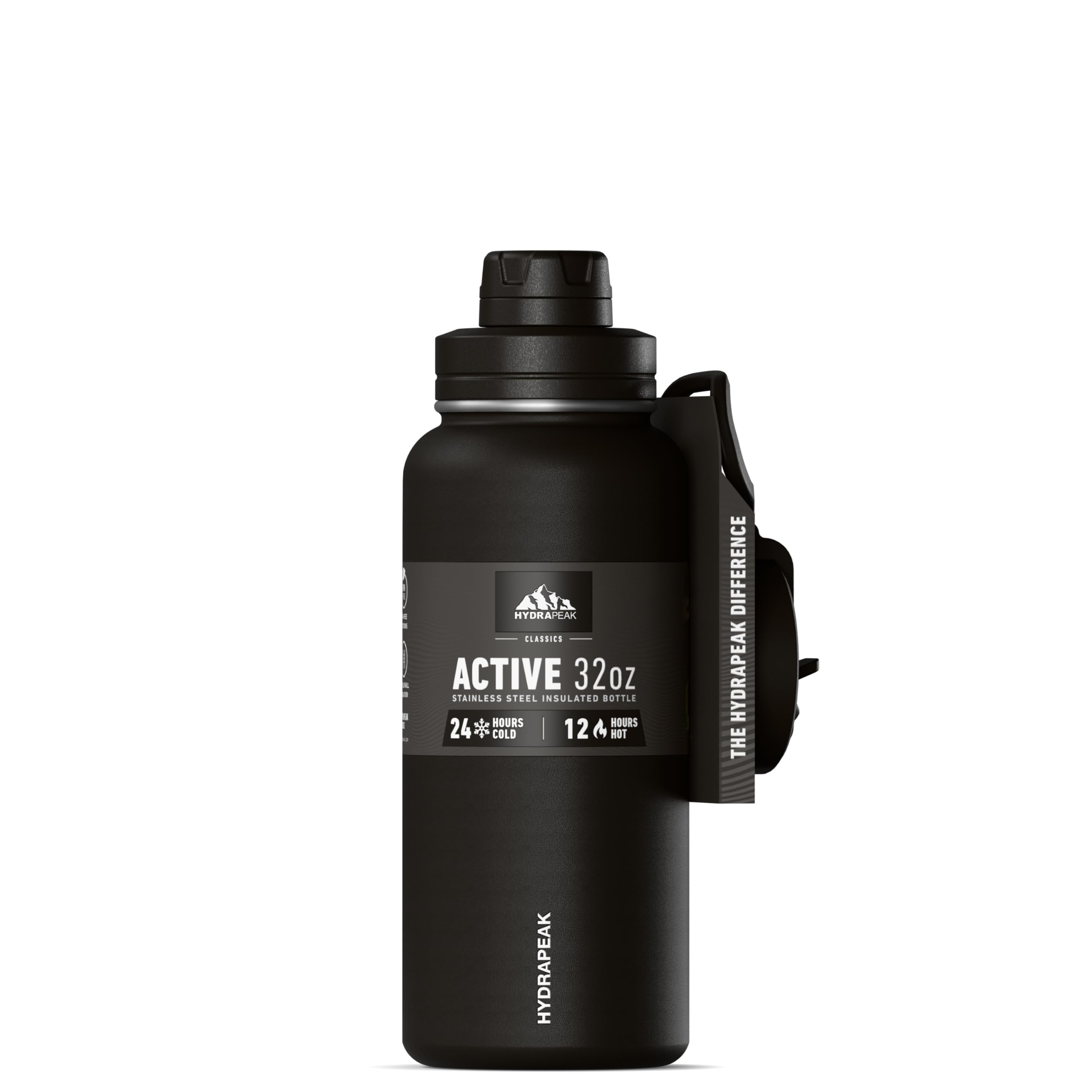 Amazon.com: Hydrapeak 32oz Sport Insulated Water Bottle with Straw