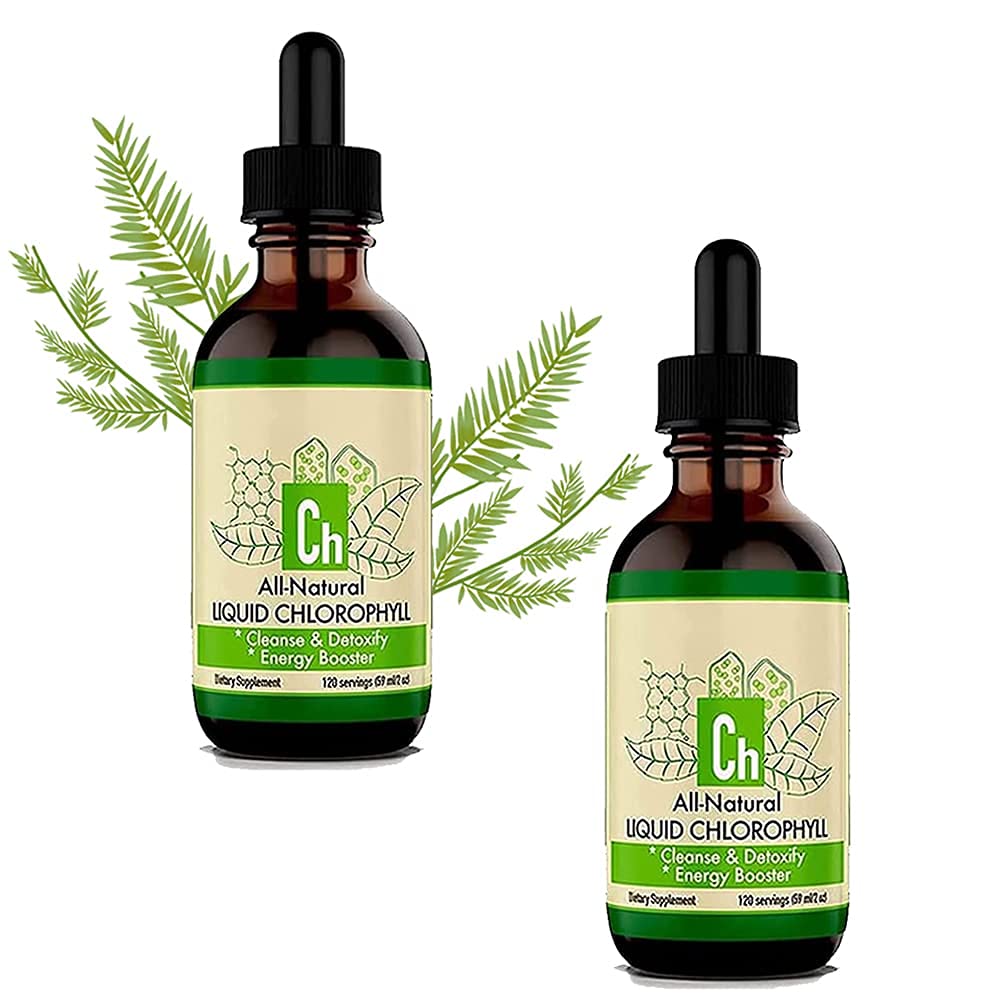 ZHJING 1/2/3 Bottle Liquid Chlorophyll Drops, can be Used in Water, Herbal Supplement, 100% Pure AlcoholZHJING Free and GlutenZHJING Free Liquid Chlorophyll | Energy Supplement
