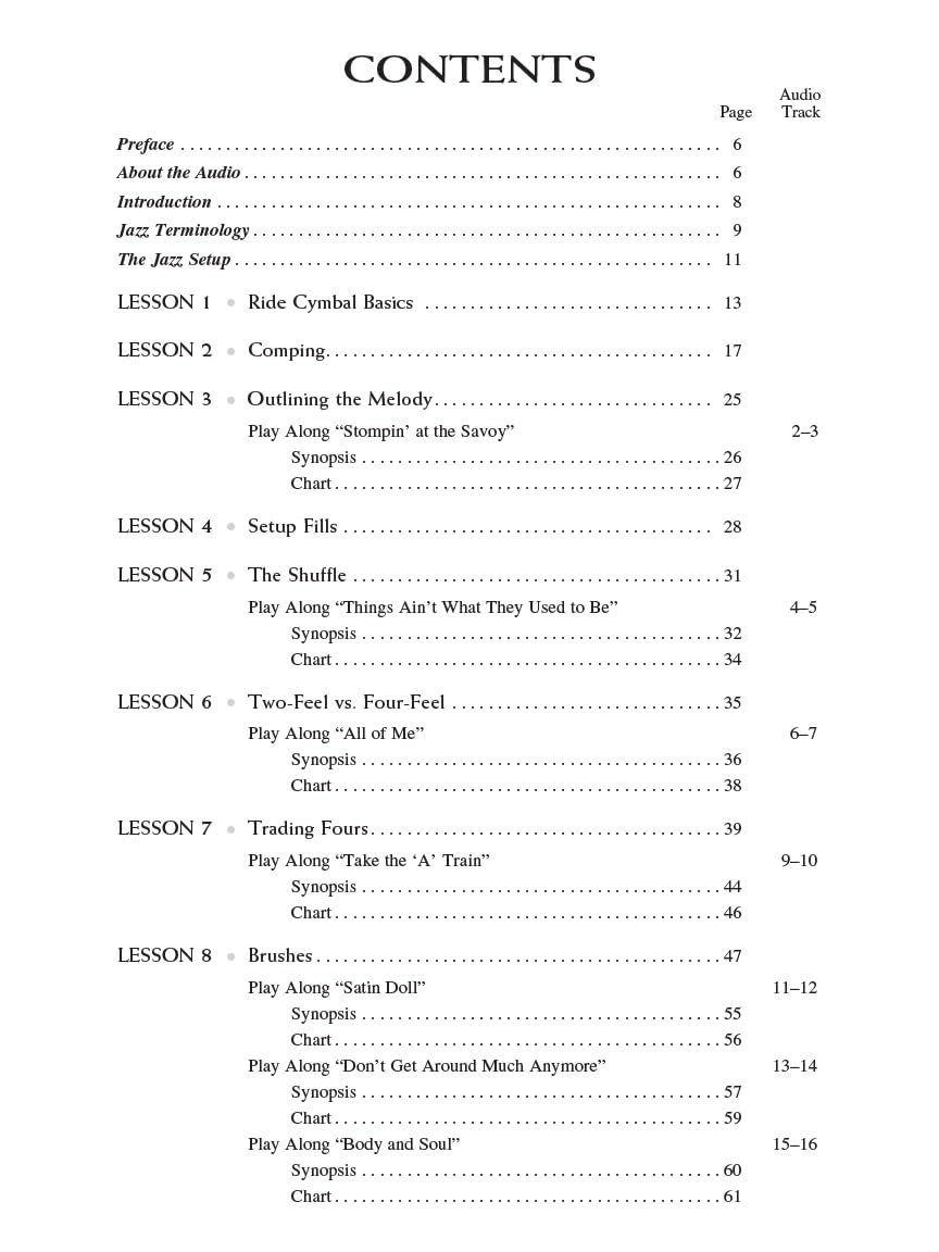 Jazz Standards for Drumset: A Comprehensive Guide to Authentic Jazz Playing Using 12 Must-know Tunes