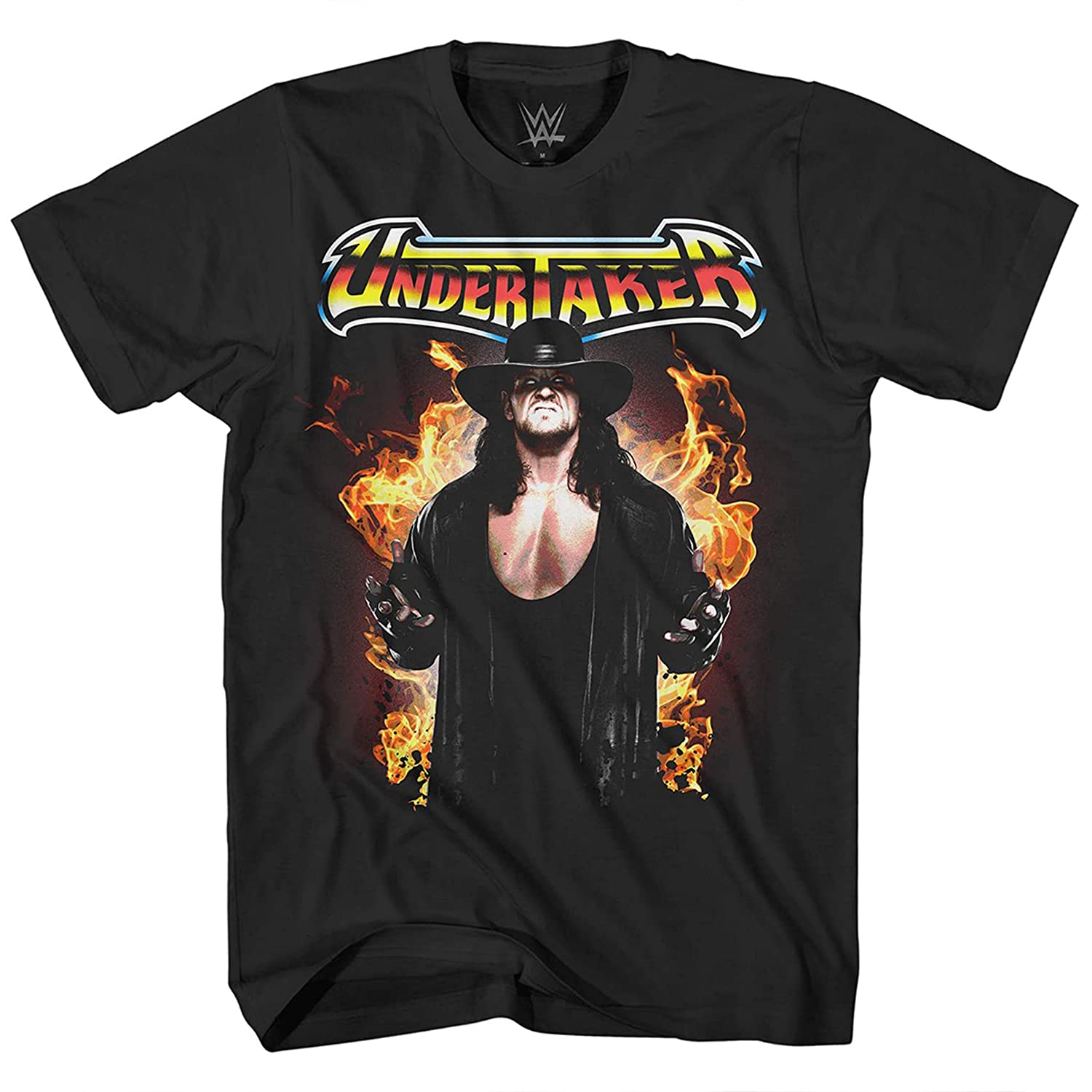 WWEThe Undertaker Fire Shirt - Lord of Darkness - World Wrestling Champion T-Shirt