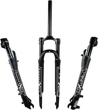 AuroraXQ 700C Disc Brake Bicycle Front Fork, Quick Release P700CITY Aluminum/magnesium Alloy 29 inch City Bike Air Suspension Fork700C