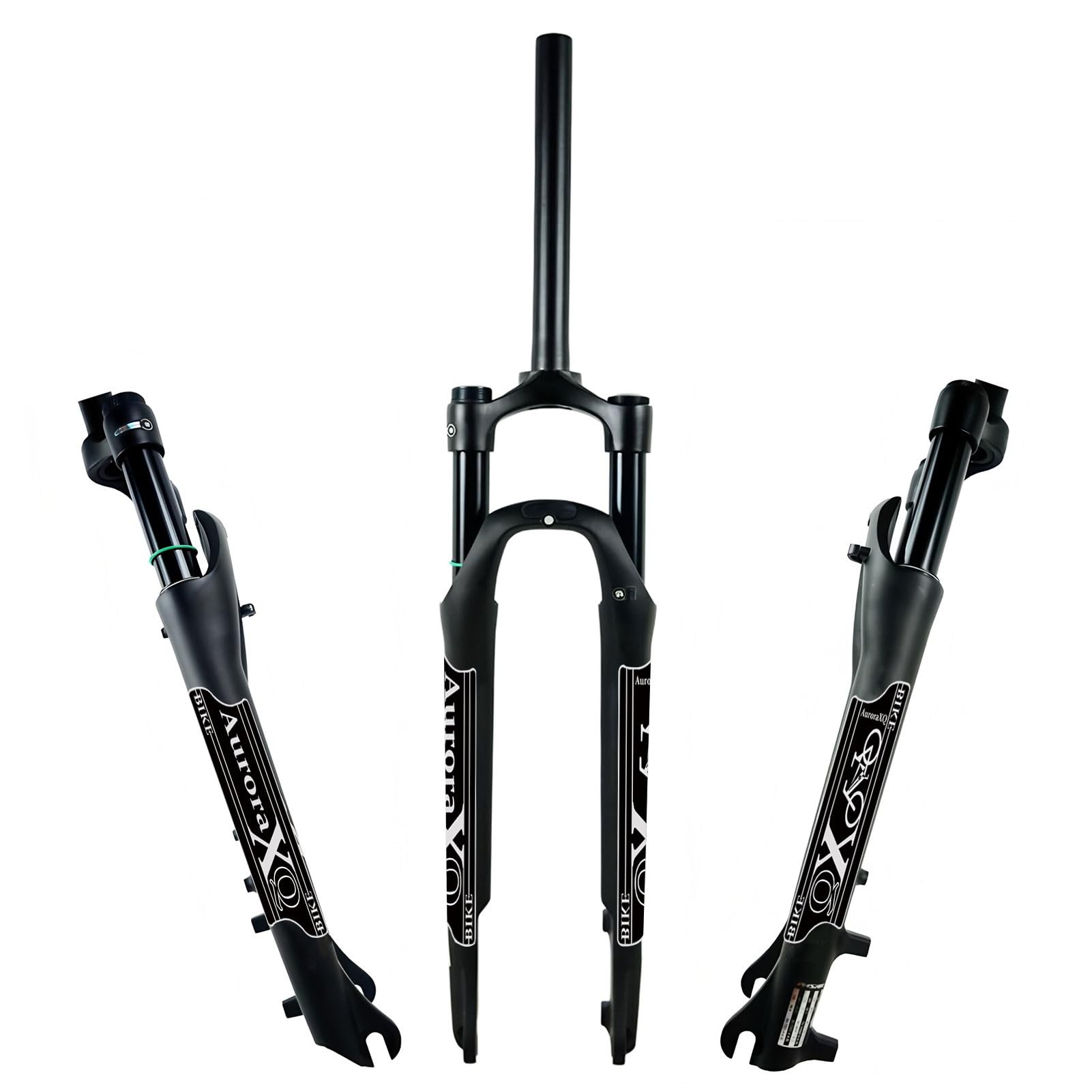 XGSUZNE AuroraXQ 700C Disc Brake Bicycle Front Fork, Quick Release P700CITY Aluminum/magnesium Alloy 29 inch City Bike Air Suspension Fork(700C)