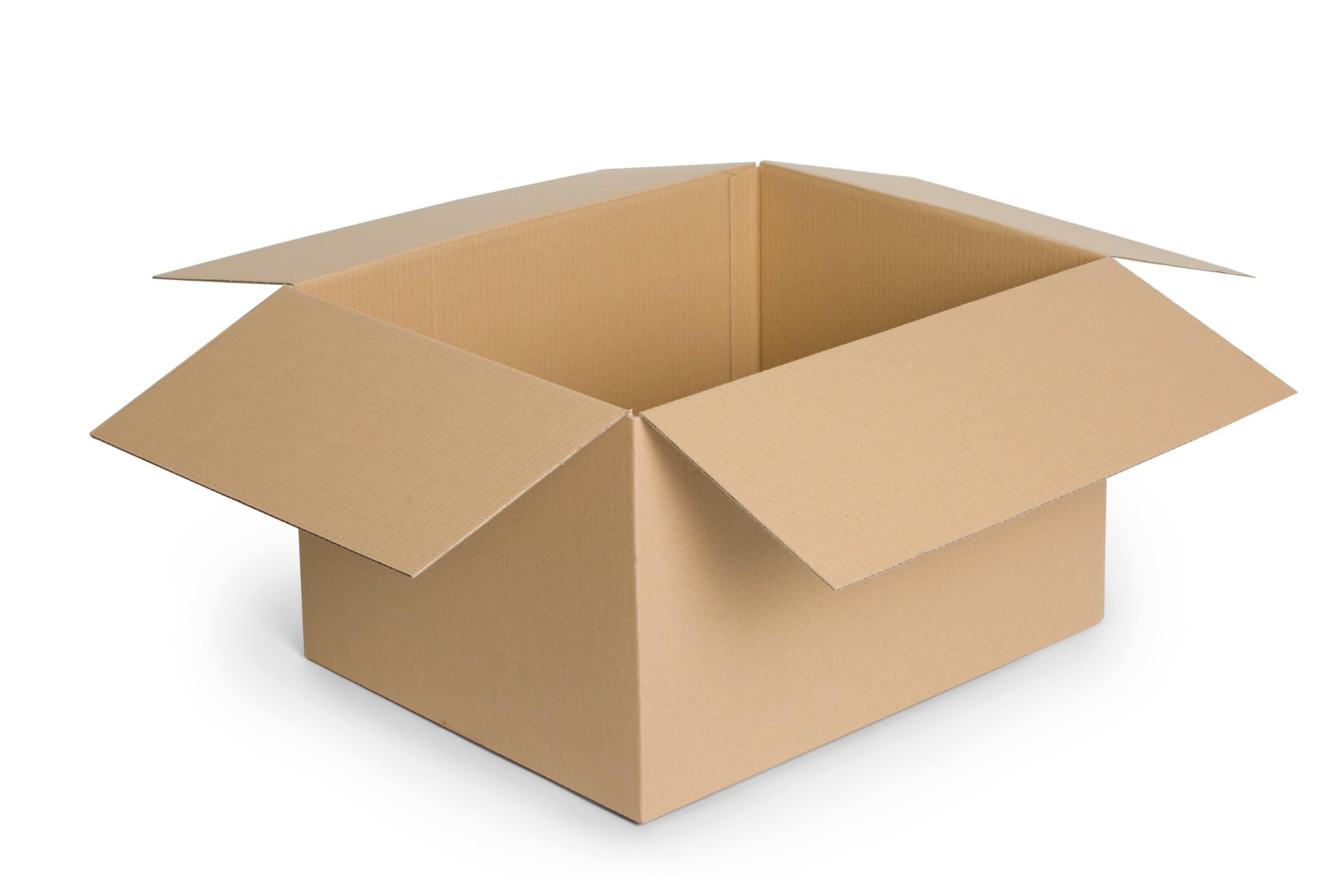 100 Stück Faltkarton 500x300x150 mm Innenmaß Versandkarton E-commerce Karton 1-Wellig 400G Braun Kartonage Verpackung Postkarton Versandschachtel Paket Päckchen