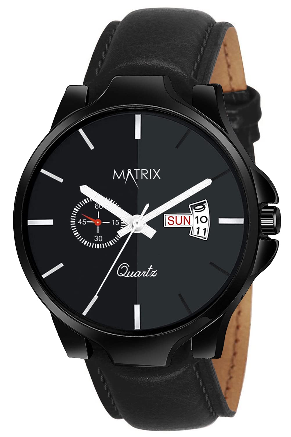 Black Swiss Analog Wrist Watch for Men & Boys