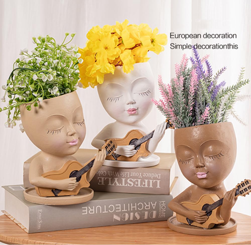 POT DE FLEUR,B--Pot De Plantes Succulentes Pour Bébés Filles, Joli Pot