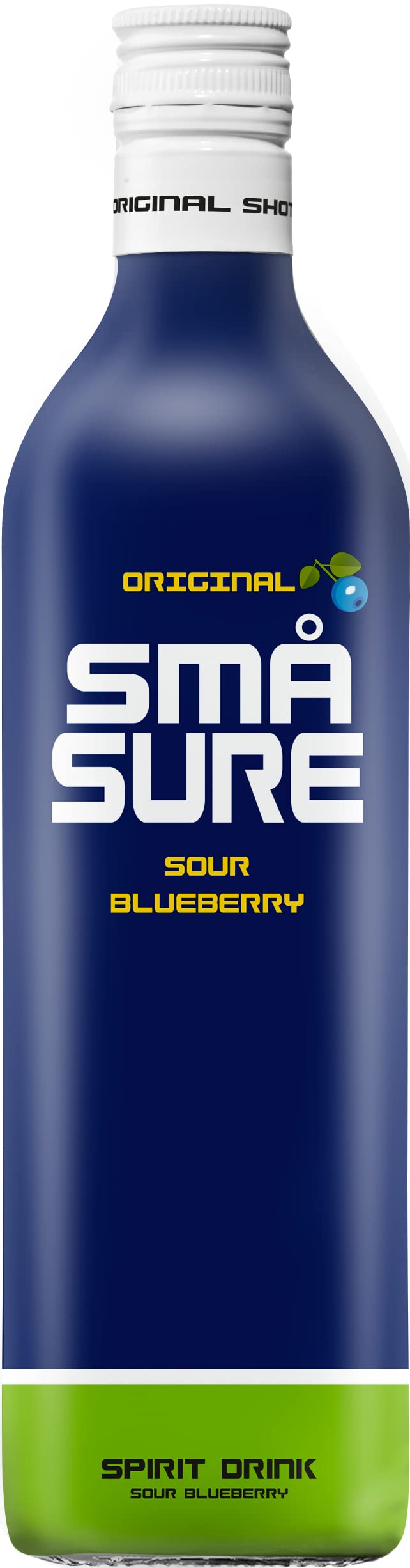 SMA SHOTS Sour Blueberry Colourful Vodka Shot, Sweet Fruit Burst & Sour Blueberry Kick, Perfect as a Party Shot or as a Cocktail with a Mixer 16.4%, 70cl