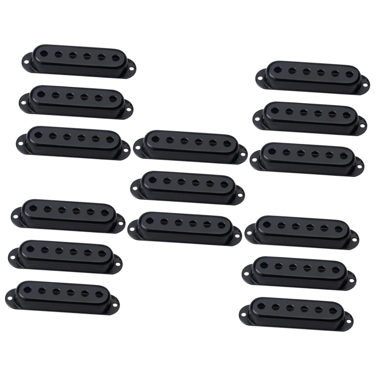 Toyvian 15piezas Cubiertas De Metal Para Pastillas De Guitarra Eléctrica De Protección Robusta y Duradera Compatible La Mayoría Pastillas Fácil De Limpiar y Mantener