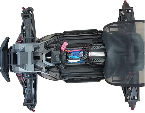 Miniatura 3 de Chasis a prueba de polvo roca resistente a la suciedad cubierta protectora negro para Traxxas 1/6 XRT