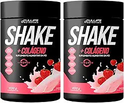 Shake Substituto de Refeição Com Colágeno Fullife 400g 2 Unidades (400g, Morango)