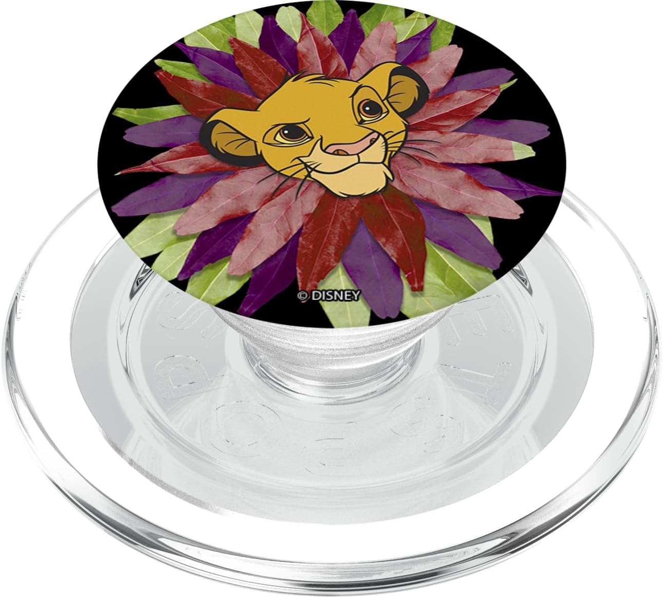 Disney The Lion King Kid Simba With A Leaf Mane PopSockets MagSafe PopGrip for iPhone
