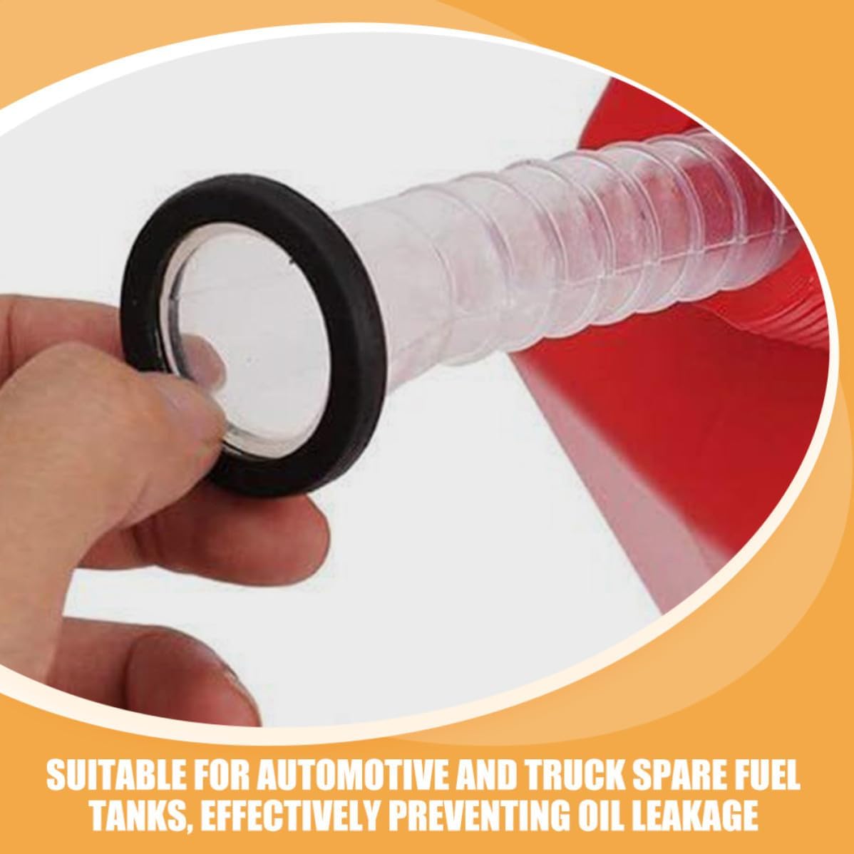 ORFOFE 10pcs Replacement Can Spout Gaskets O-ring Sealing Rings for Truck and Automotive Spare Tanks Rubber Fuel Can Grommet with Wear Resistance and Sturdy Material