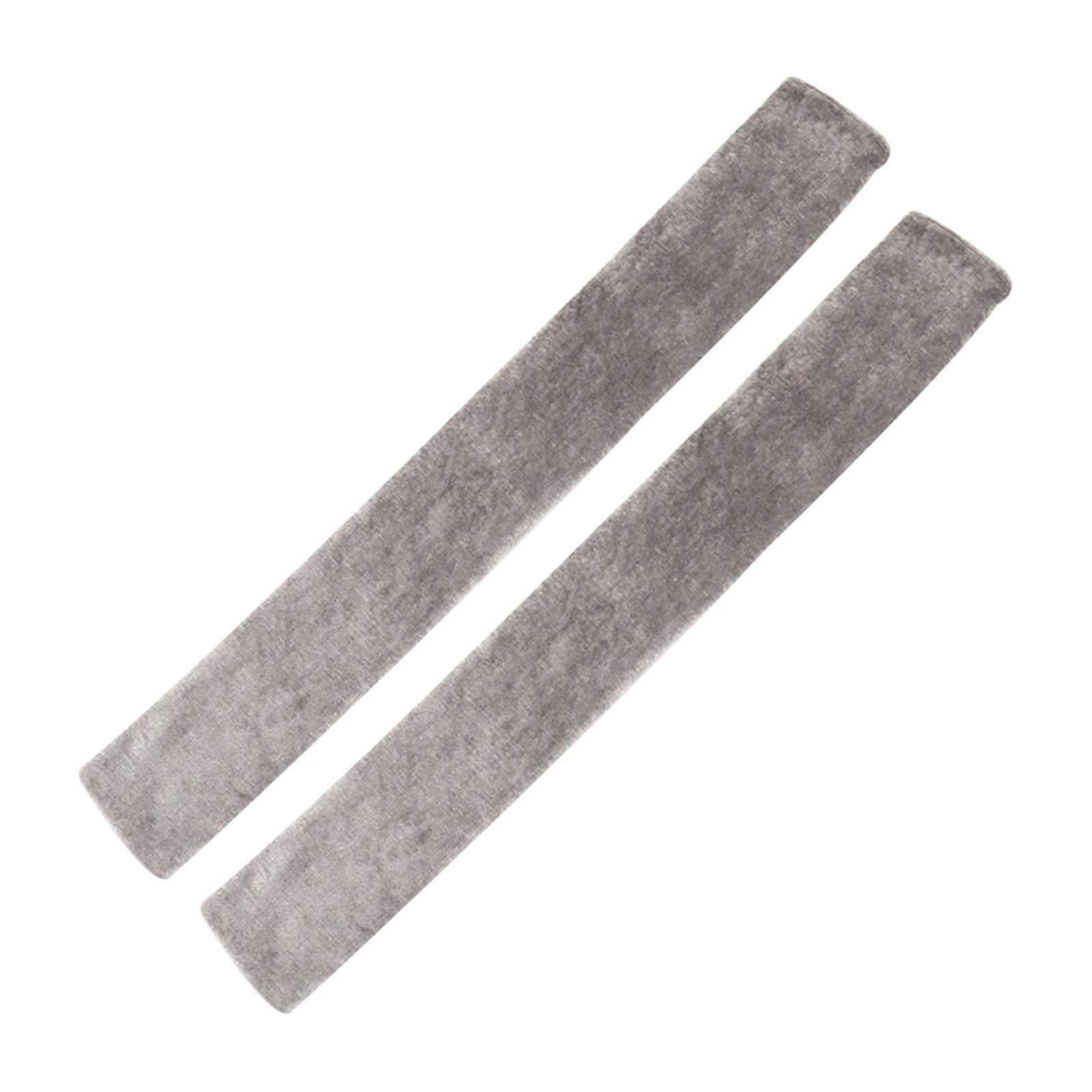 Hizon Grey 2Pcs 1/2Pcs Dishwasher Door Cloth Protector Plush Refrigerator Door Handle Cover Microwave Handle Cover For Fridge Ovens Dishwashers(Grey 2Pcs)