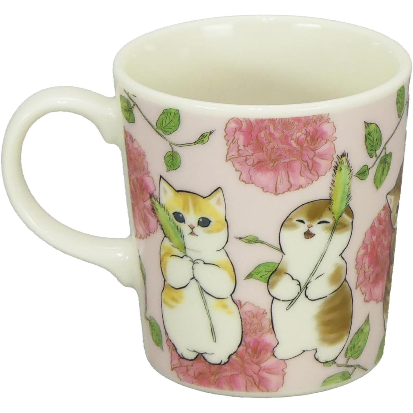 Amazon.co.jp: 山加商店モフサンドX日比谷花壇マグカップ（ピンク）径