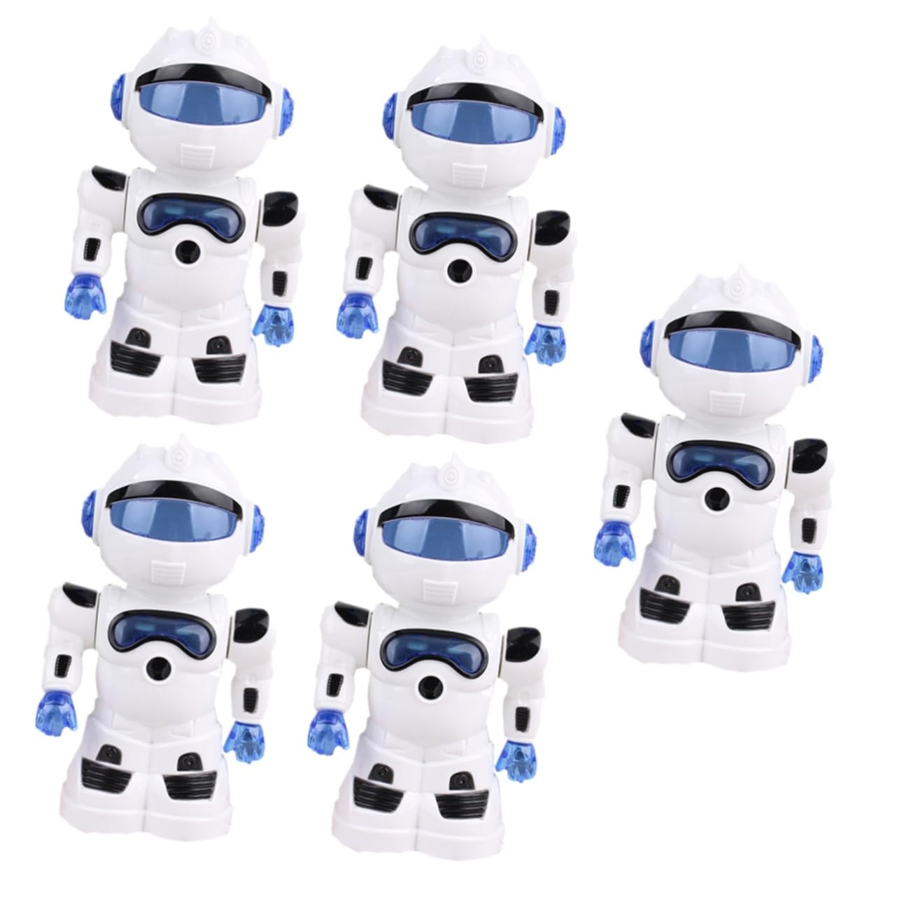 5 Pièces taille-crayon robotique taille-crayons électriques décor de construction pour de garçon scolaire enfants taille-crayons étudiants adorable taille-crayon Métal Blue