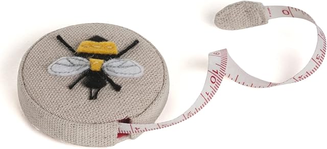 Hobby Gift Tape Measure, Appliqué, Linen Bee (TK23)