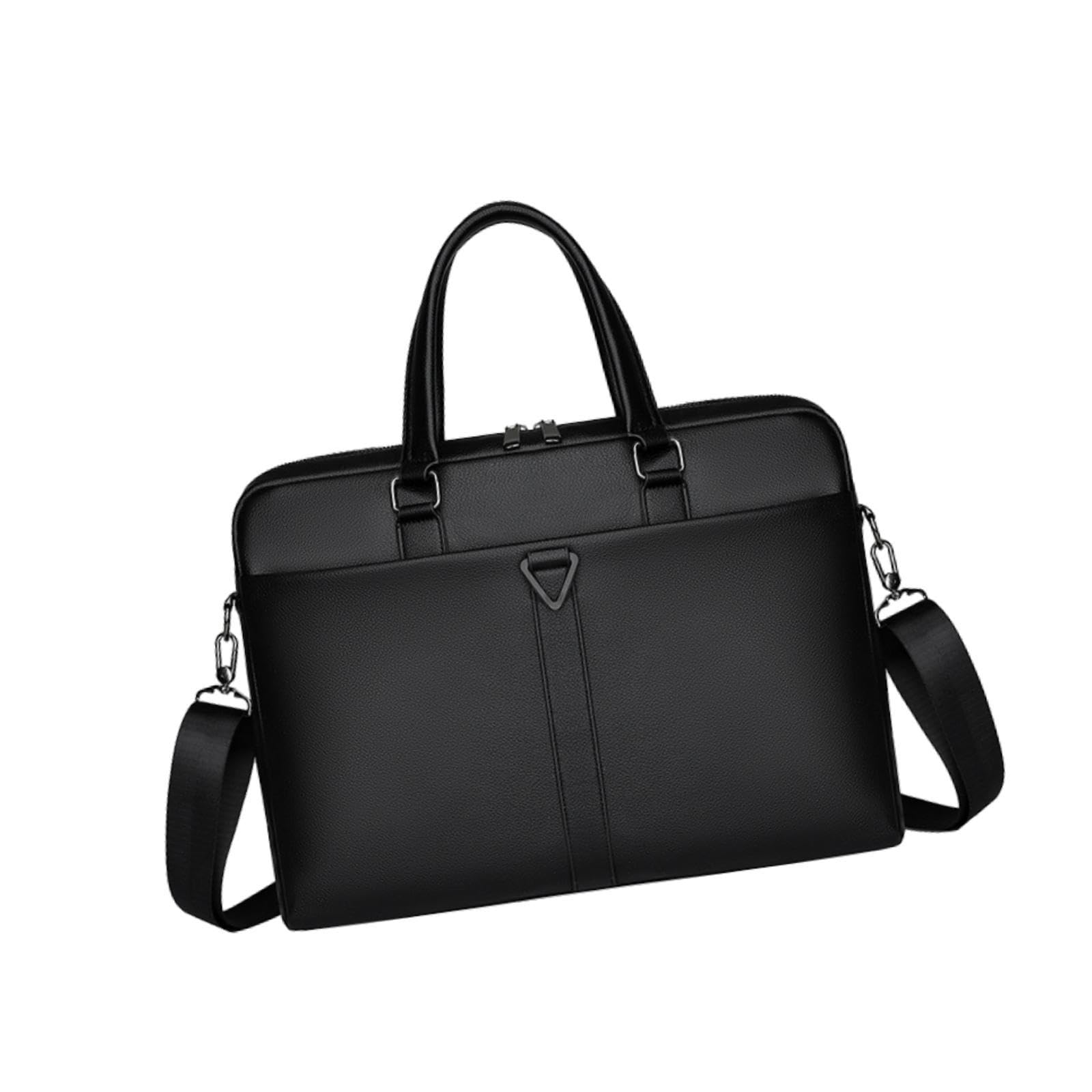 the style sutra Business Bag for Men Briefcase Notebook Bag Shoulder Bag for Business Travel PU Black | Backpacks, Bags & Briefcases-picture-37
