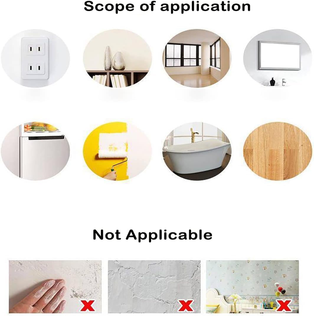 HUBTURE Tile Gap Foil Line Tape, Self-Adhesive Tile Seam Sticker, Waterproof Gap Sealing Foil Decor Tape for Wall, Cabinet, Bedroom, Living Room, Kitchen,1CM*50M (Black) 3