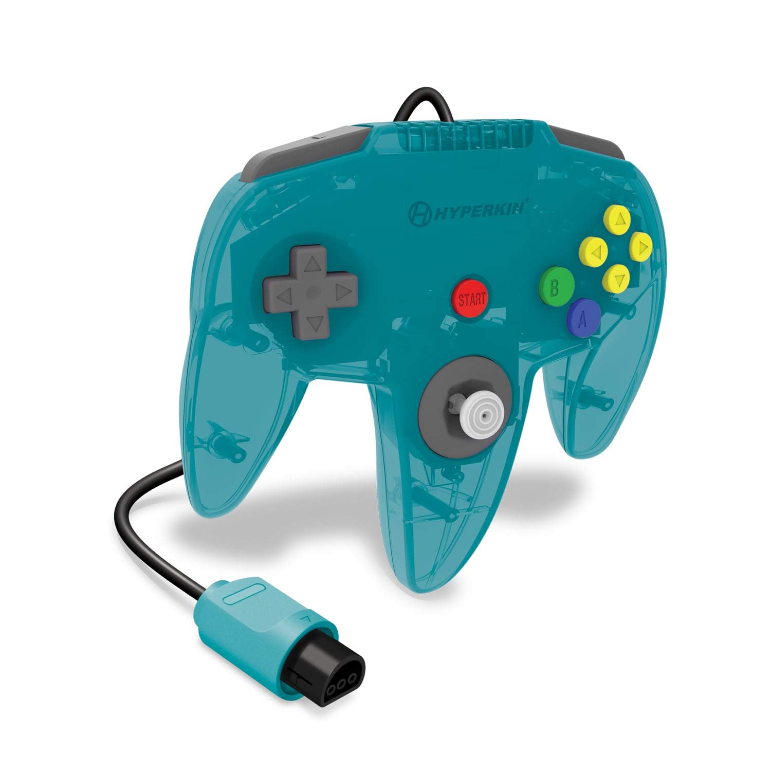 Hyperkin Controller Premium Captain per N64 (turchese) - Nintendo 64
