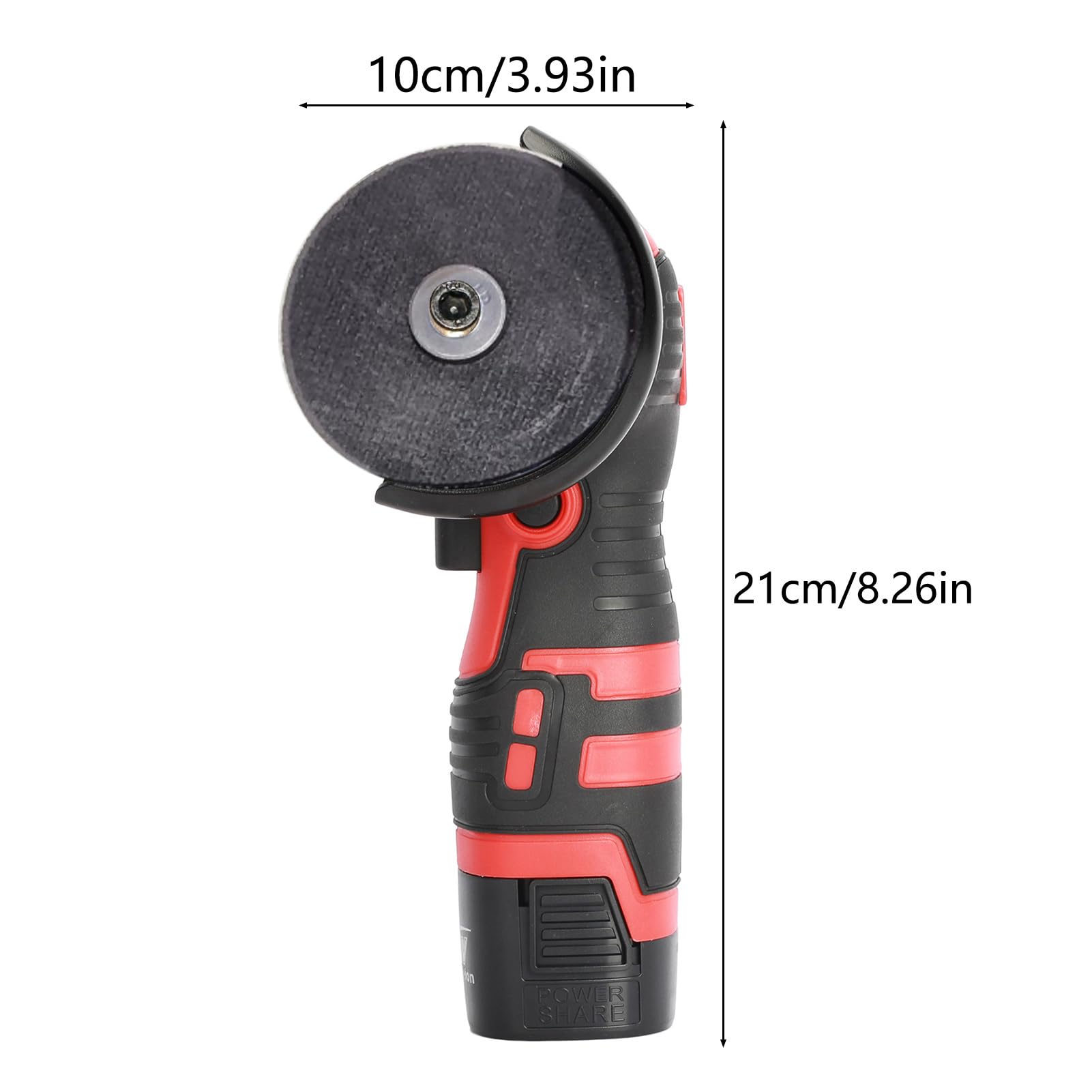 Mini Meuleuse D'Angle Sans Fil 19500 RPM 12V Avec 2 Batteries 4500mAh - Disqueuse Pro 75mm