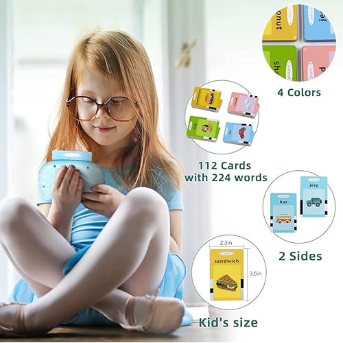 Miniatura 2 de Tarjetas didácticas parlantes para niños pequeños, juguetes de aprendizaje con función de proyección, juguetes de terapia del habla, juguetes