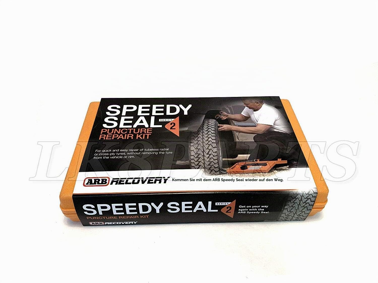 ARB 10000011 Speedy Seal 2 – Universal-Reparatur-Set für Auto, LKW, Wohnmobil, Jeep, ATV, Motorrad, Traktor, Anhänger. Flache Reifenpannen-Reparatur-Set zur Reparatur von Löchern und Steckern
