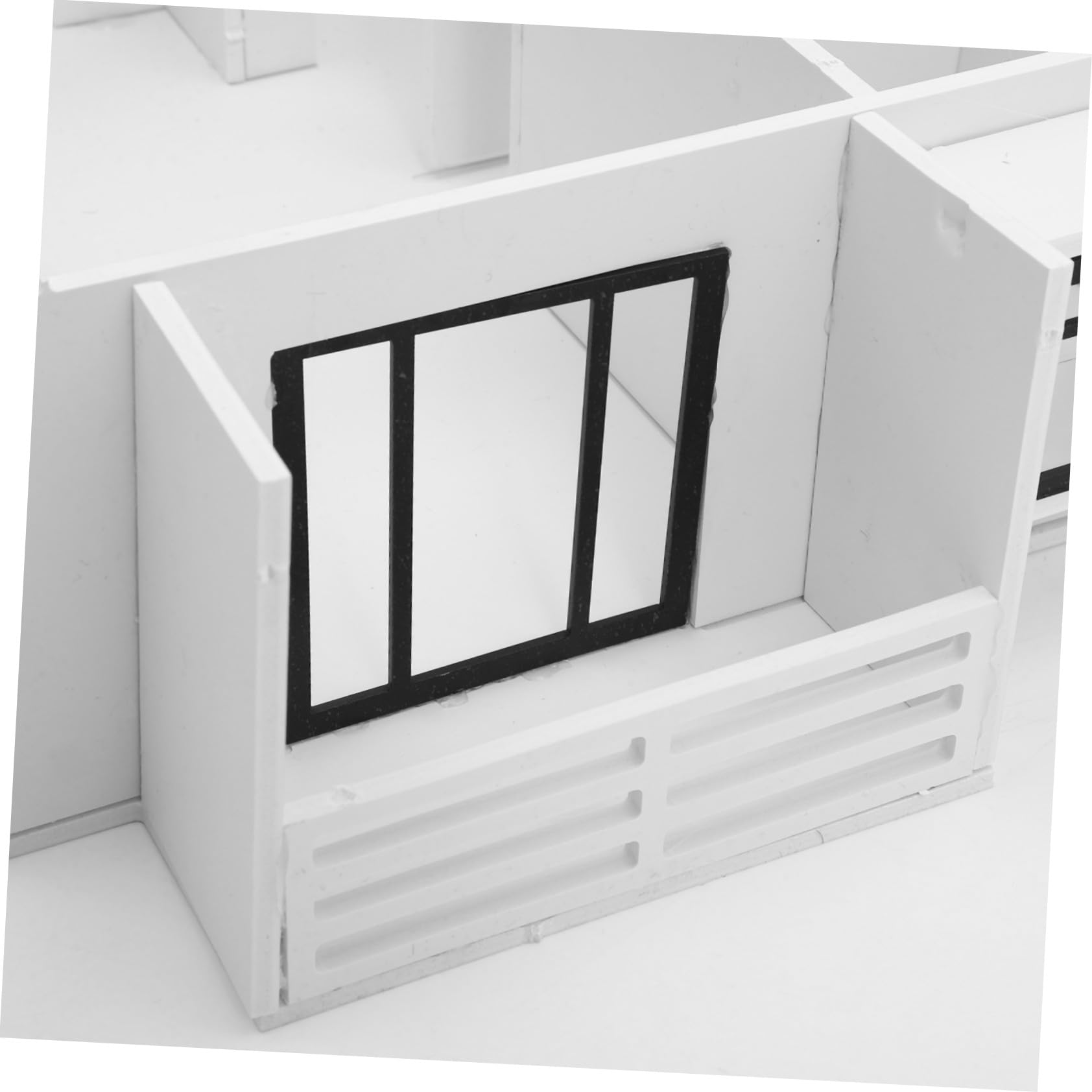 HOMSFOU 1:25 Architektur Bausatz Wohnungsmodell Satz aus Pvc und Acryl Einfach Zusammenzubauen für Apartment Modellbau und Design Lernzwecke
