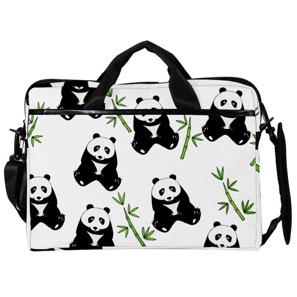 Bolso bandolera para portátil de 15,4 pulgadas con estampado Panda 6