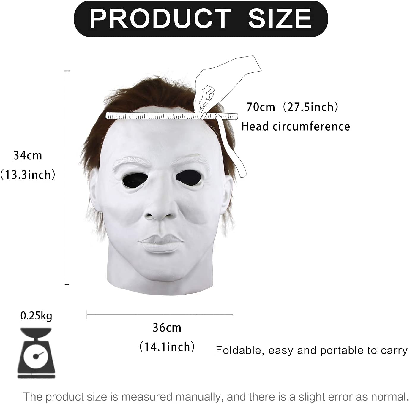 Masque Michael Myers Halloween - Masque Effrayant En Latex Pour Cosplay Et Déguisement Horreur