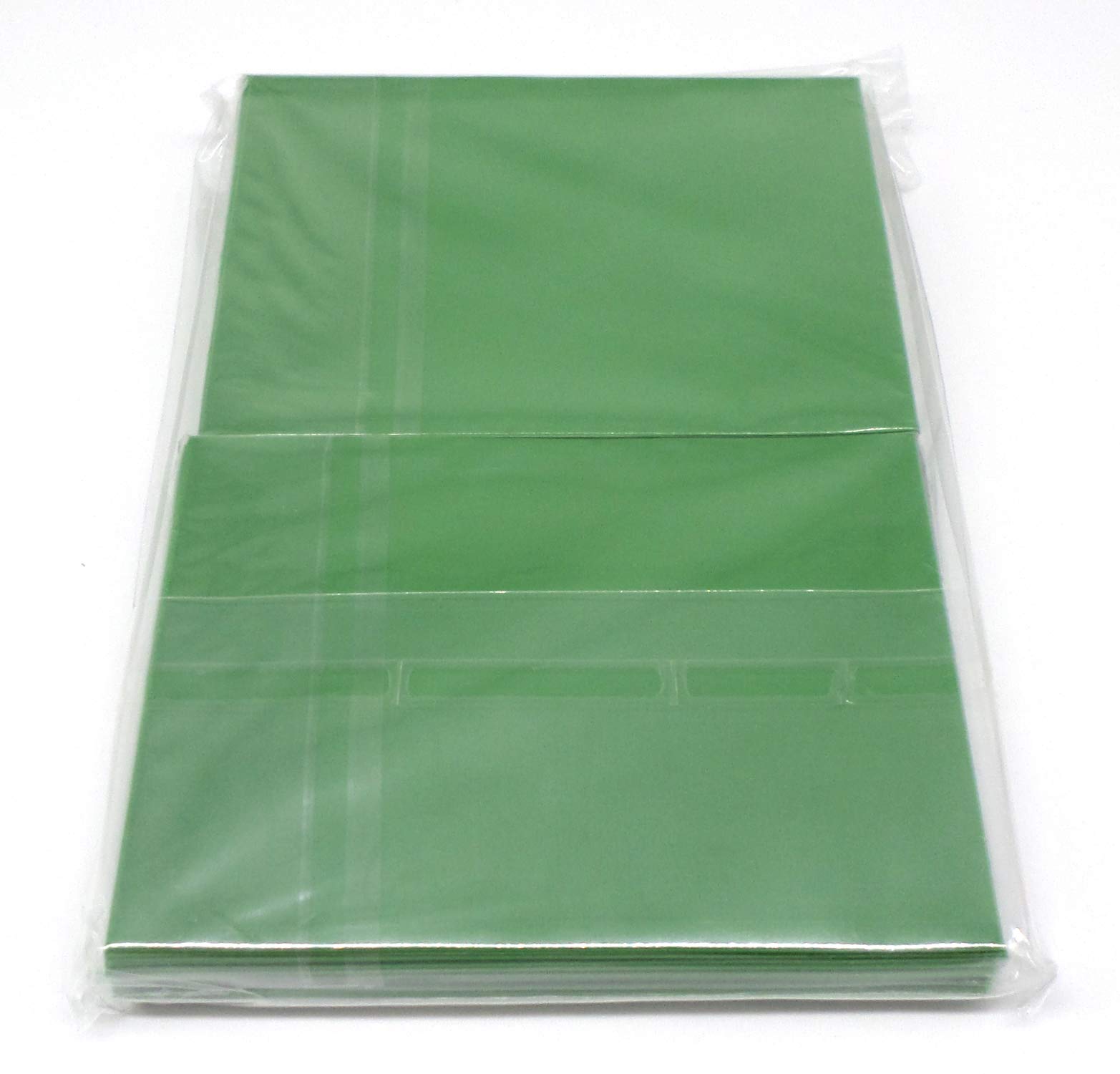 docsmagic.de 100 Double Mat Green Card Sleeves Standard Size 66 x 91 - PKM MTG
