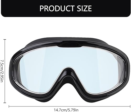 Miniatura 9 de Large Frame AntiFogs Swim Goggles Clearly View Swim Glasses Waterproofs Outdoor Water Pool Not Leaking Professional Swimming