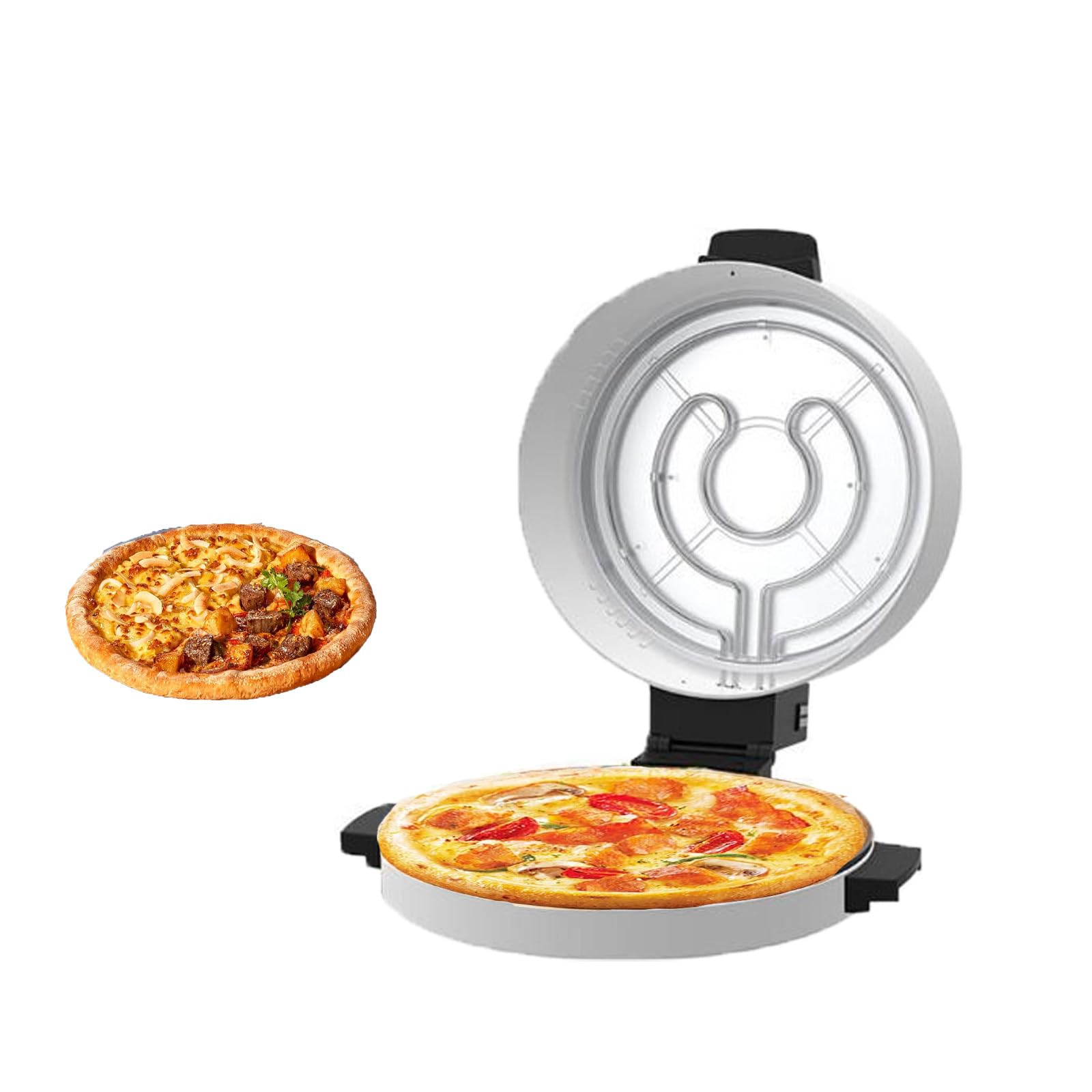 Piec Do Pizzy, 1800 W Elektryczny Piec Do Pizzy, PrzenośNy, 12-Calowy Piec Do Pizzy, Blat, Maszyna Do Pizzy, Toster, Toster