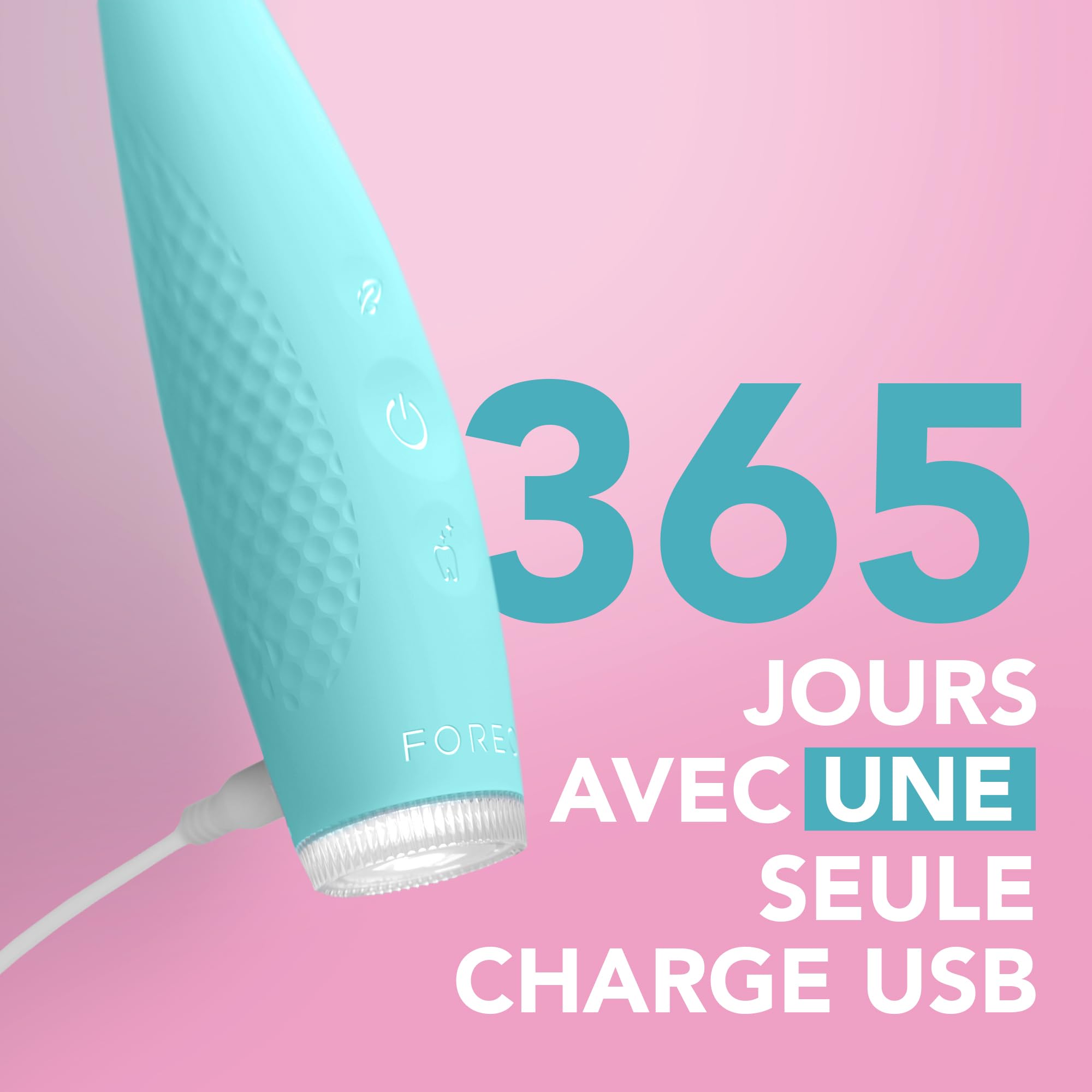 FOREO ISSA 4 Brosse à dent électrique sonique 4-en-1 rechargeable – brosse a dent souple, blanchiment dentaire, tête remplaçable 12 mois, nettoyage ultra-hygiénique - Arctic Blue