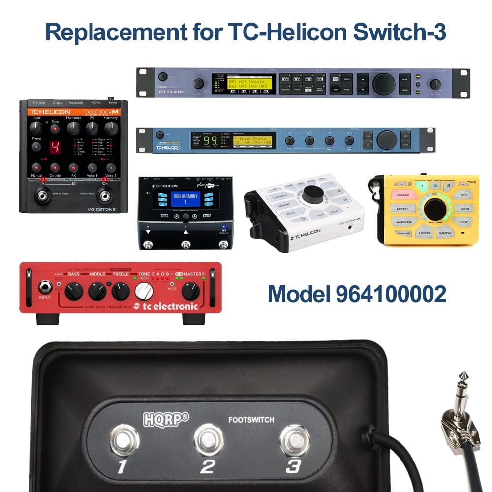 Amazon.com: HQRP Switch-3 Momentary Footswitch for TC-Helicon