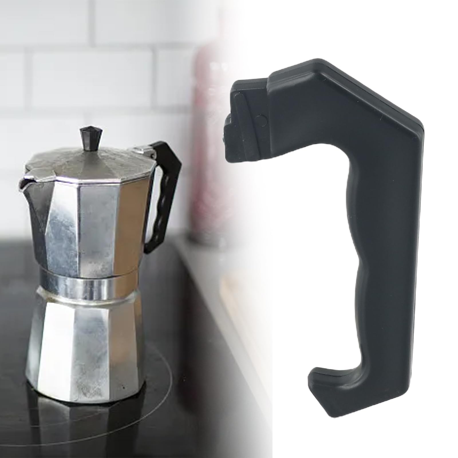 SPORTARC Poignée de rechange pour poêles à expresso, 1, 3, 6, 9, 12 tasses (9-12 tasses)