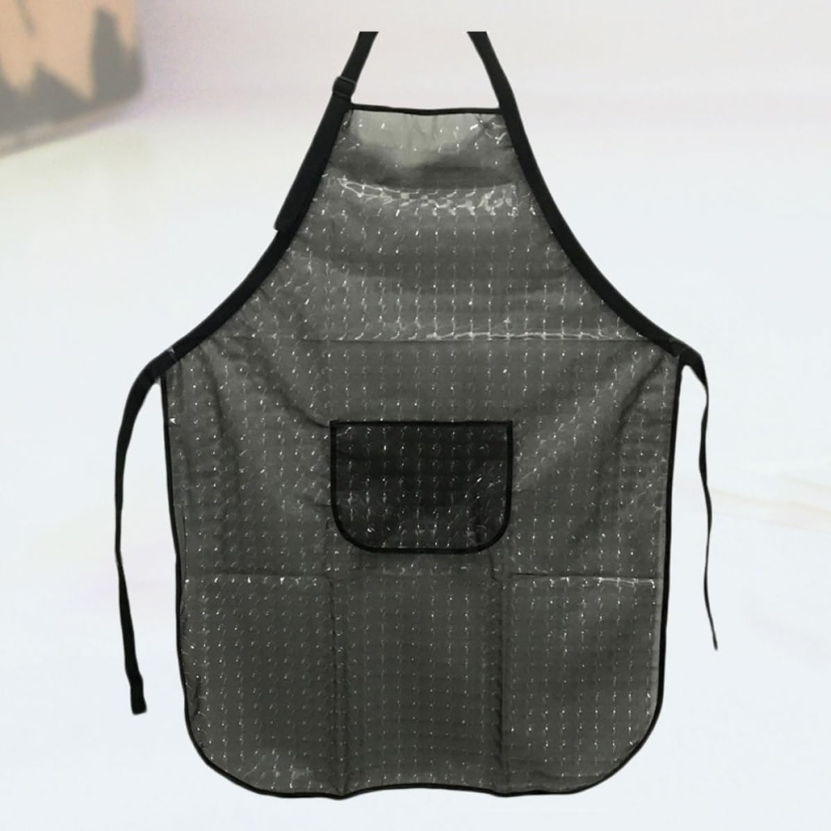 Disposable Practical Hair Salon Protective Apron Apron Protective Barber Made of Sturdy Plastic Material with Clothes Protector Function, Size 89x65cm for Salon and Perming Use
