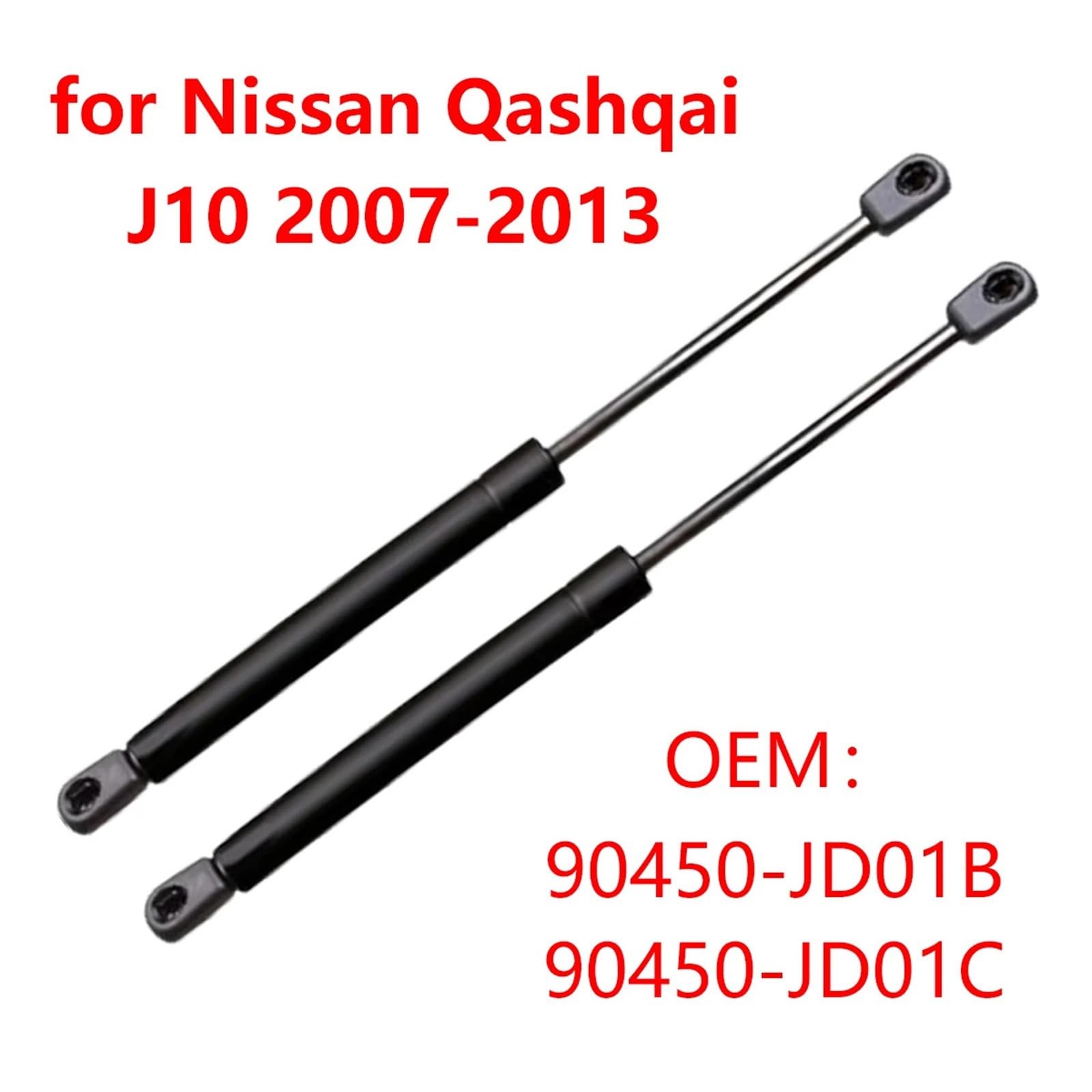 Amortyzator gazowy sprężyna gazowa 2 szt. 90450JD01B pasujące do a Qashqai J10 Rogue Sport 2007-2013, tylnego bagażnika, klapy bagażnika, siłowników gazowych, podnośnika