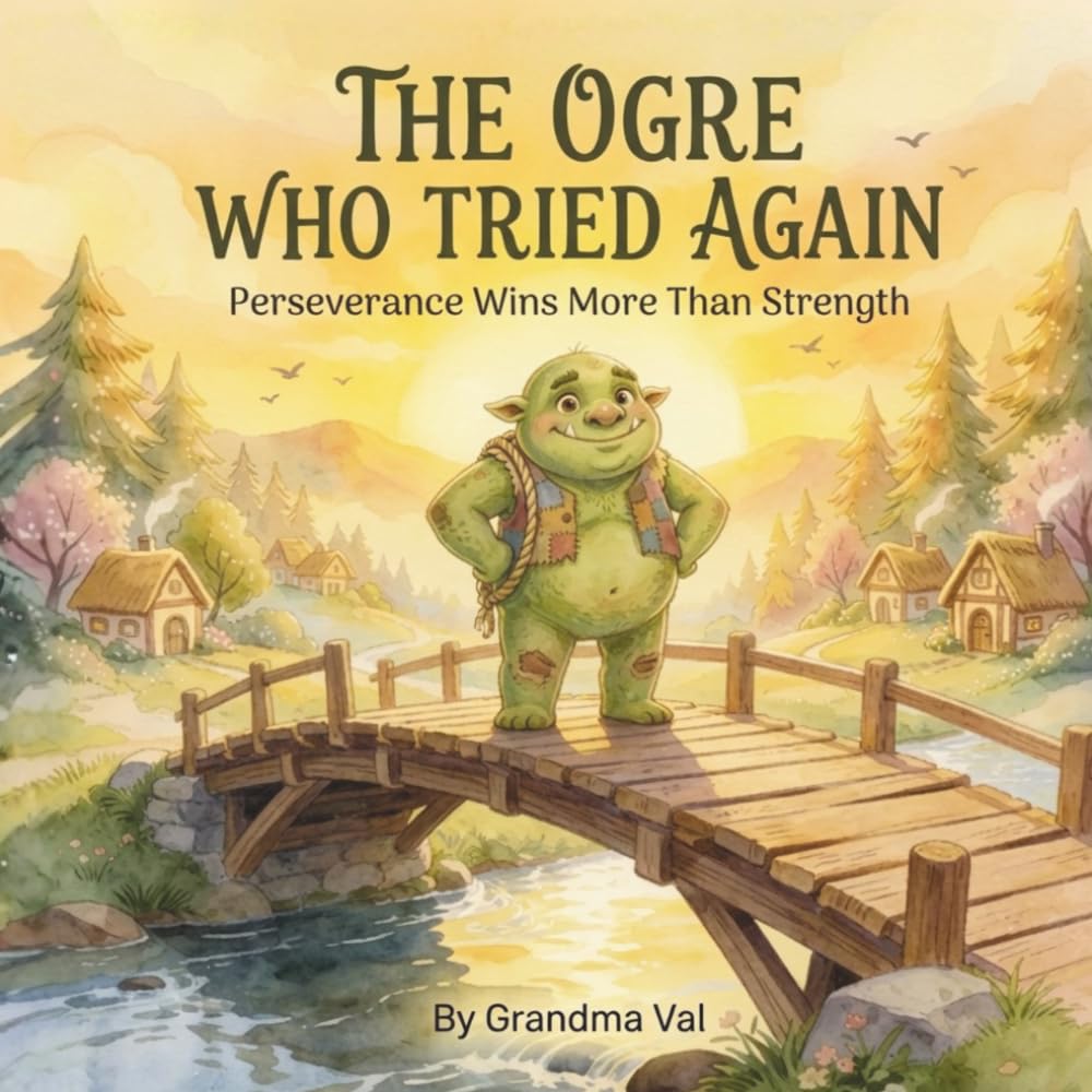 The Ogre Who Tried Again: Perseverance Wins More Than Strength (Grandma Val's Whimsical Tales)