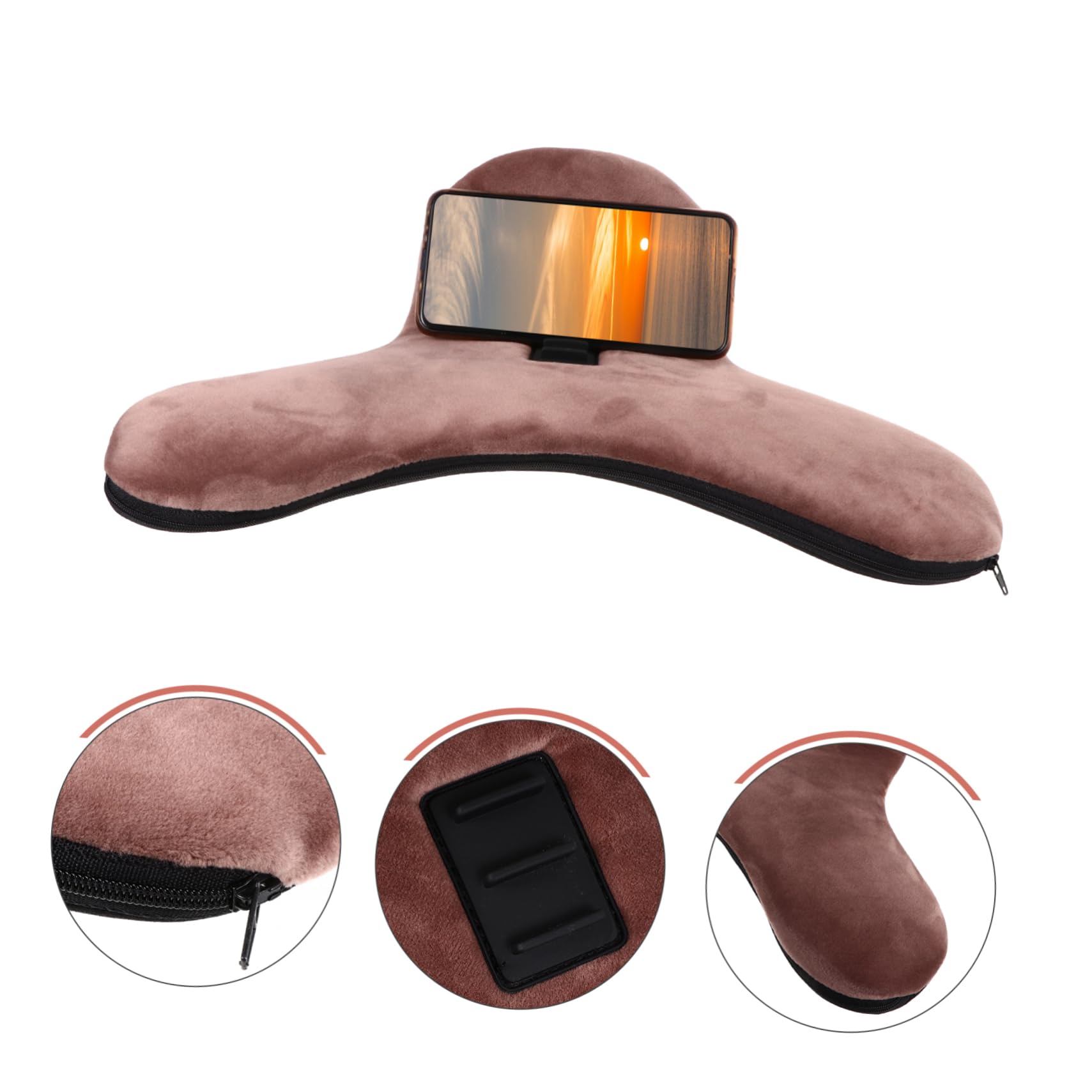 1pezzi Cuscino Porta Tablet e Telefono Supporto Multi-angolo Leggero e Resistente Per Lettura e Intrattenimento Con Copertura Lavabile e Design Ergonomico Per Relax e Comodità