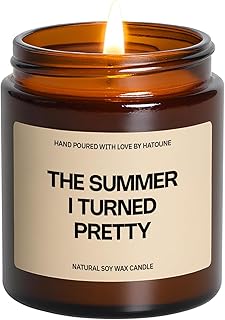 Summer Beauty Candle Inspired by 'The Summer I Turned Pretty' Romantic Soy Candle Beach Vibes Seasonal Gift for Her ZK1I1W, Jazz Club, 3.4 oz